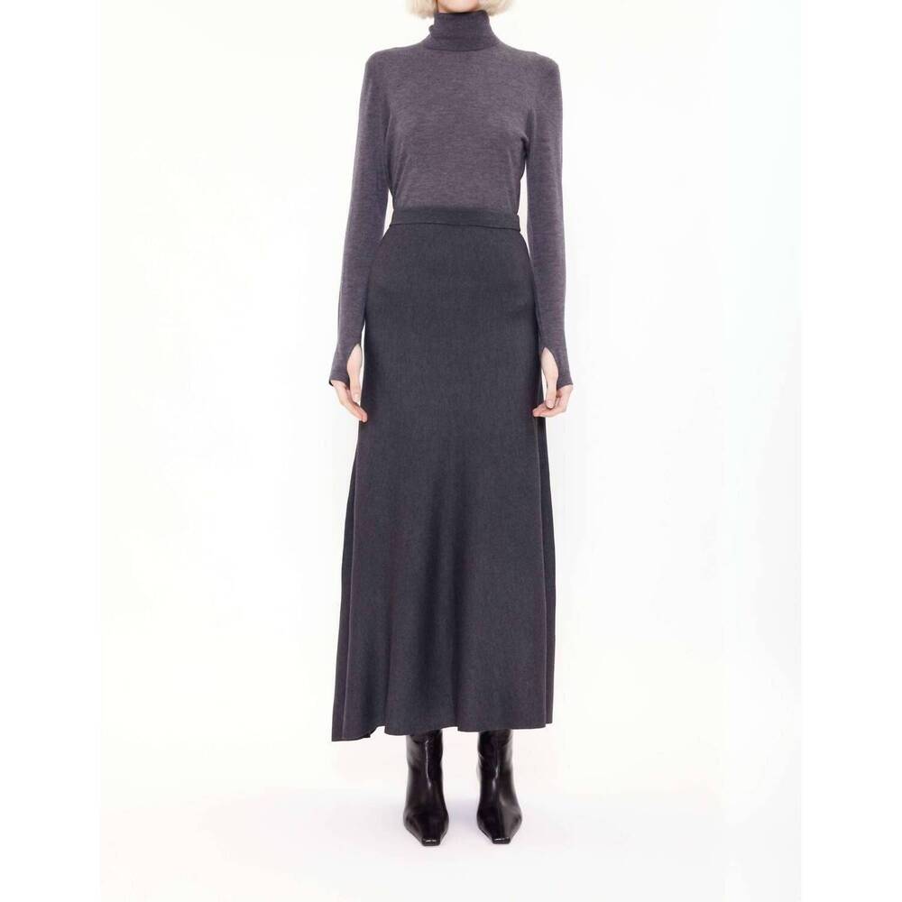 NEW ARCH4 CASHMERE jocelyn sweater in charcoal